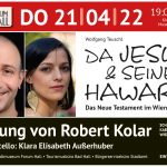 Do. 21.04.2022 | 19:00 Uhr| Da Jesus & seine Hawara