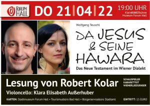 Do. 21.04.2022 | 19:00 Uhr| Da Jesus & seine Hawara